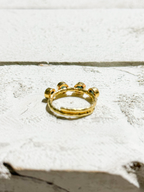Anillo cuatro piedras
