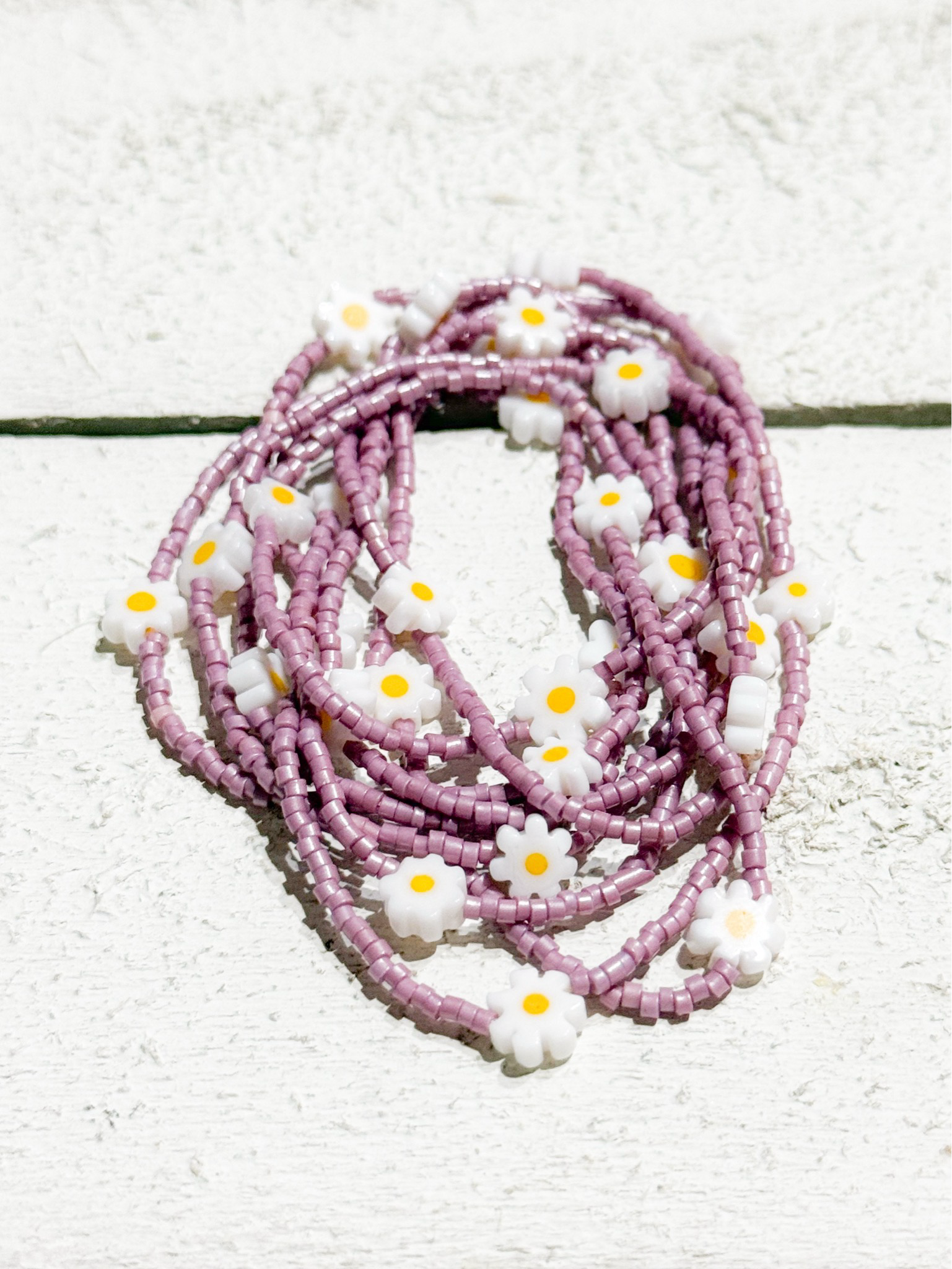 Collar Margarita morado