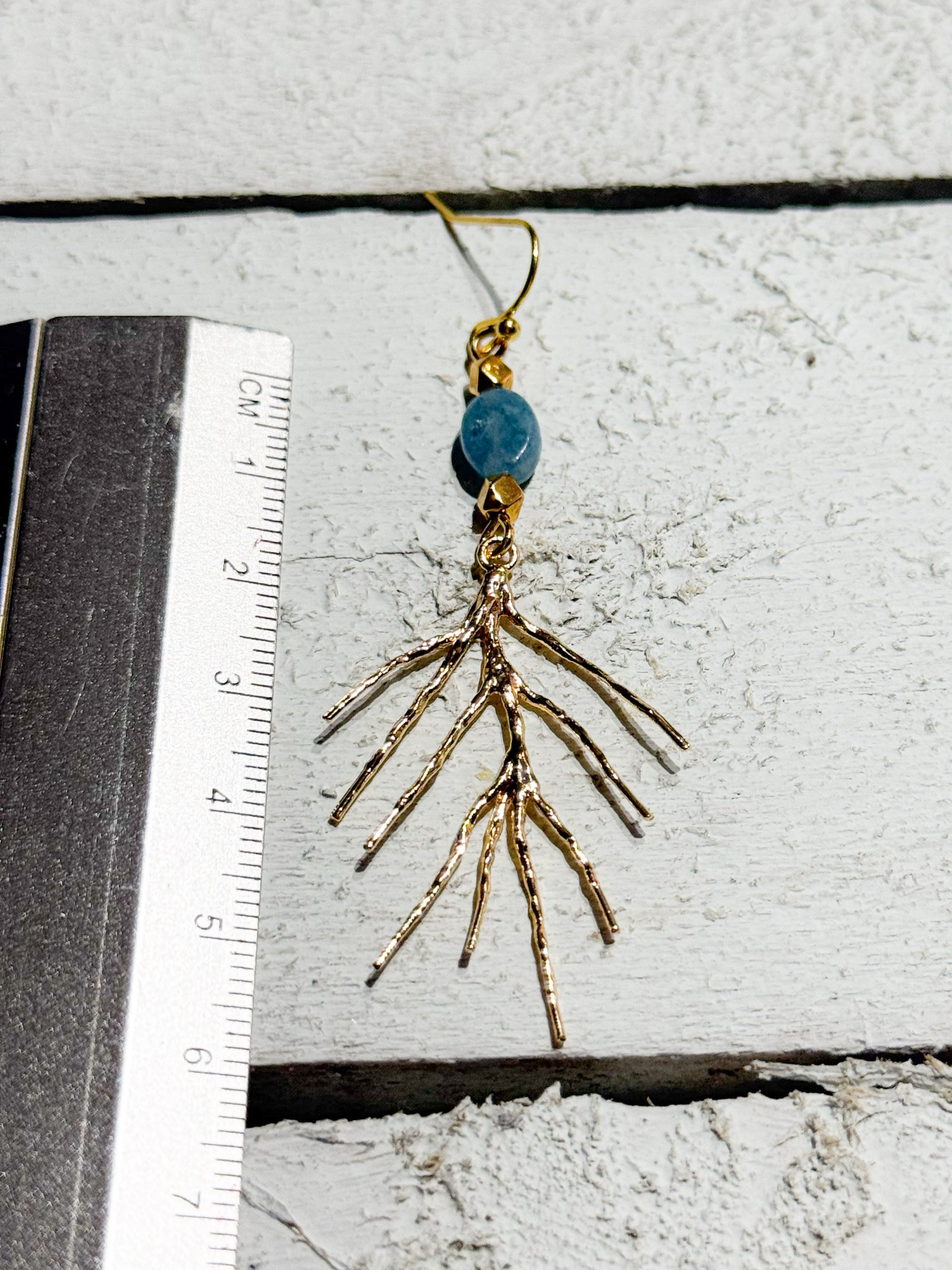 Pendientes rama azul