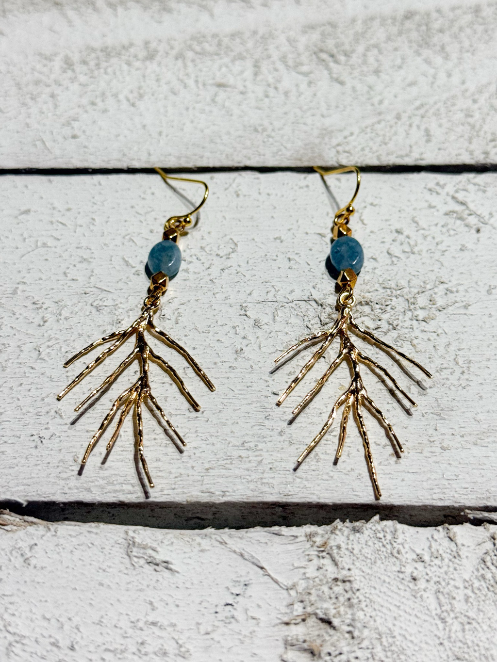 Pendientes rama azul