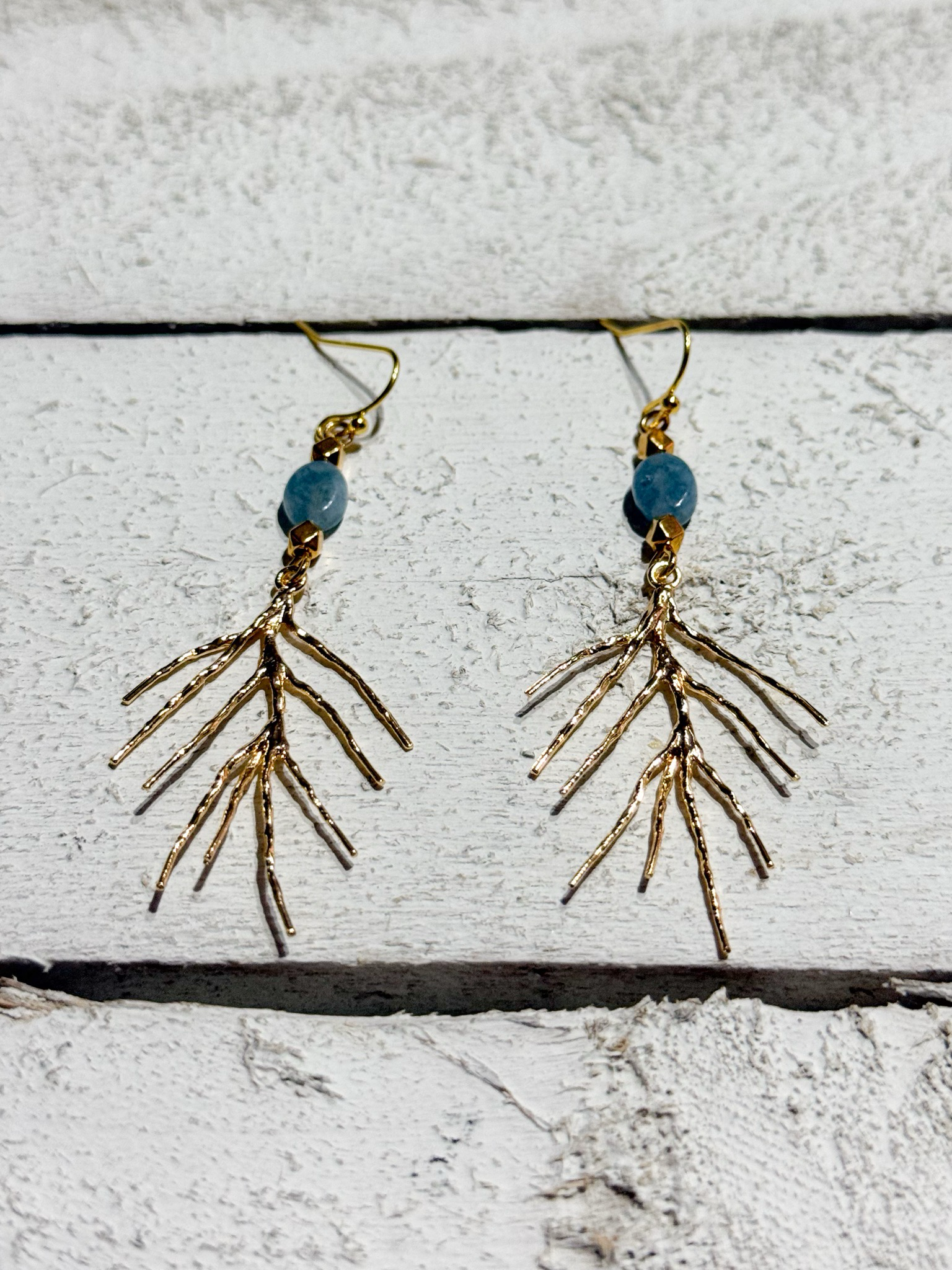 Pendientes rama azul