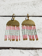 Pendientes medusa Rosa / agua