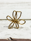 Anillo flor garabato