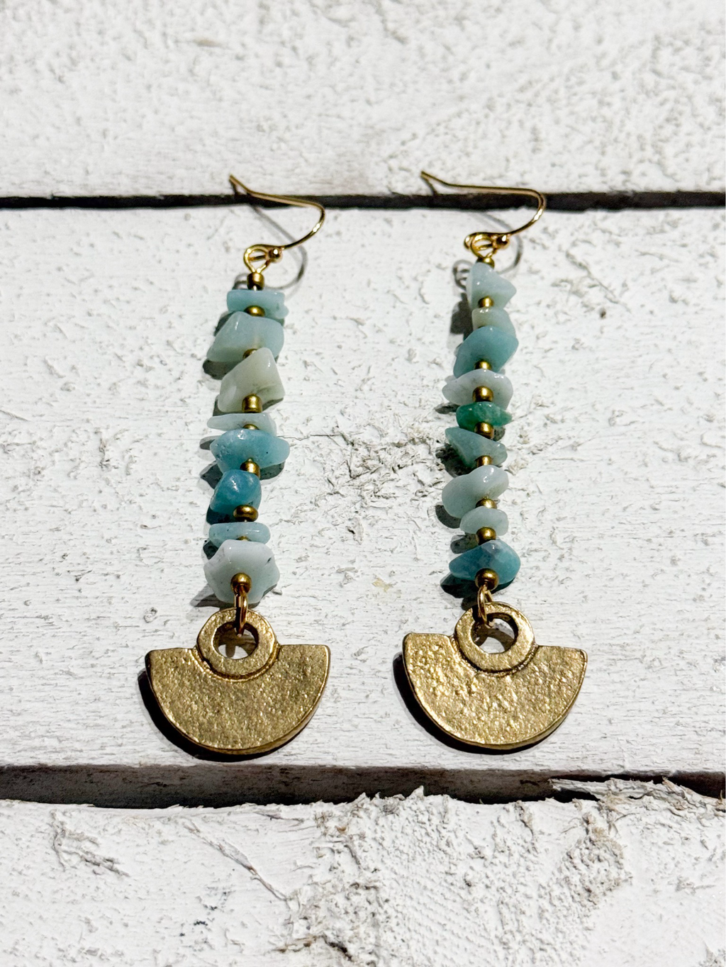 Pendientes tribal chip agua