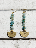 Pendientes tribal chip agua