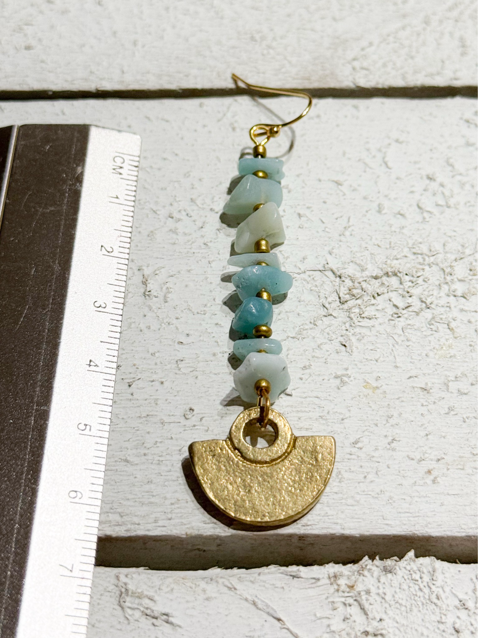 Pendientes tribal chip agua