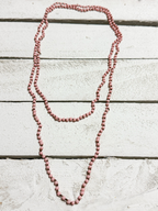 Collar nudos rosa