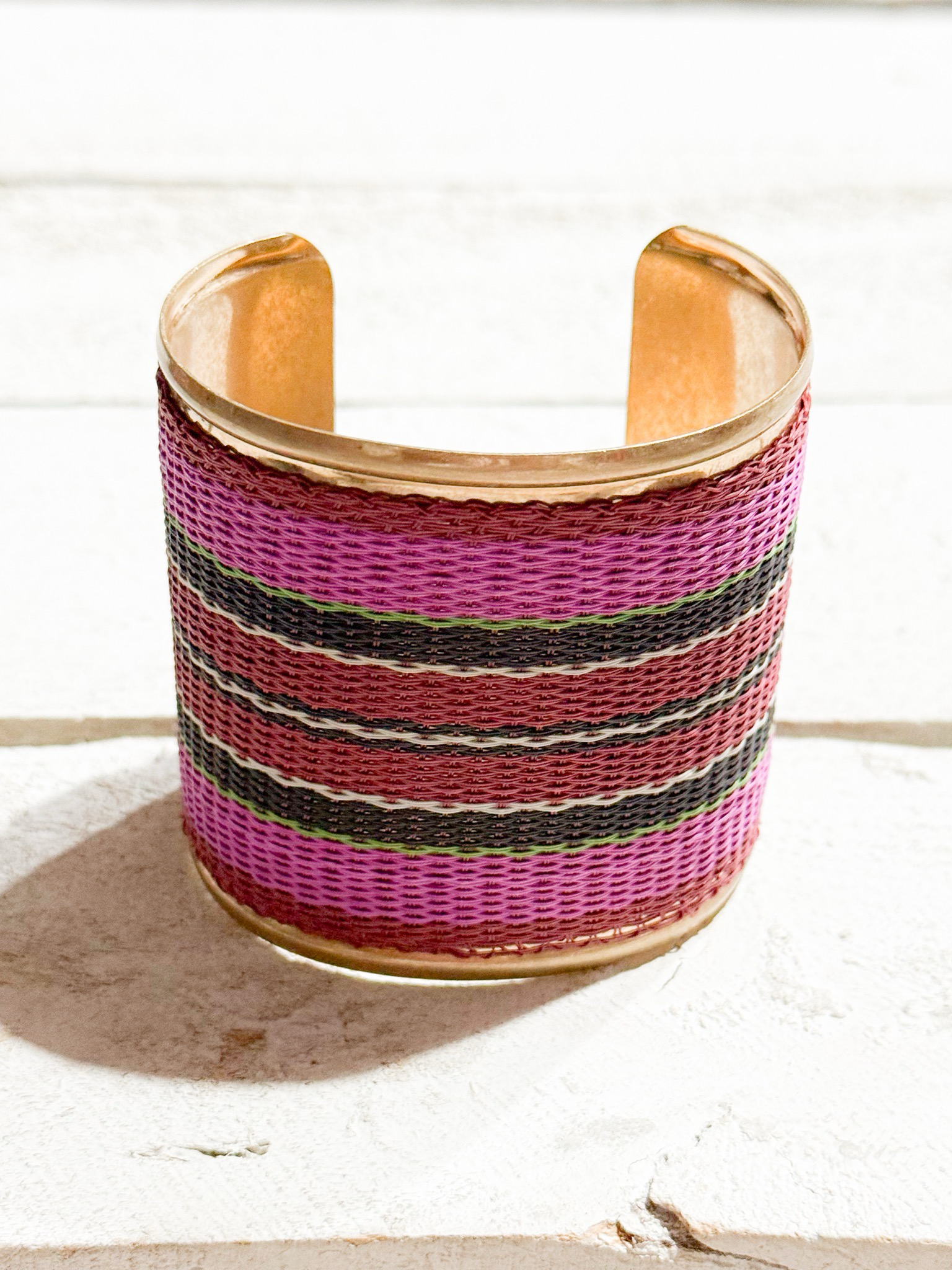 Brazalete rosa/guinda