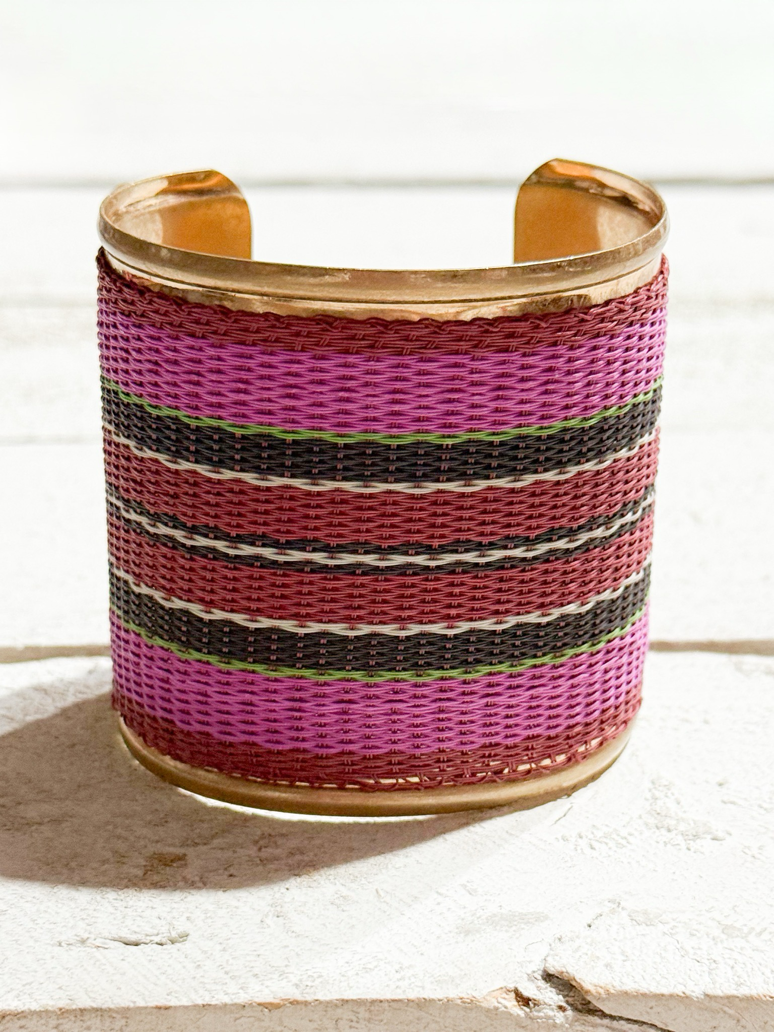 Brazalete rosa/guinda