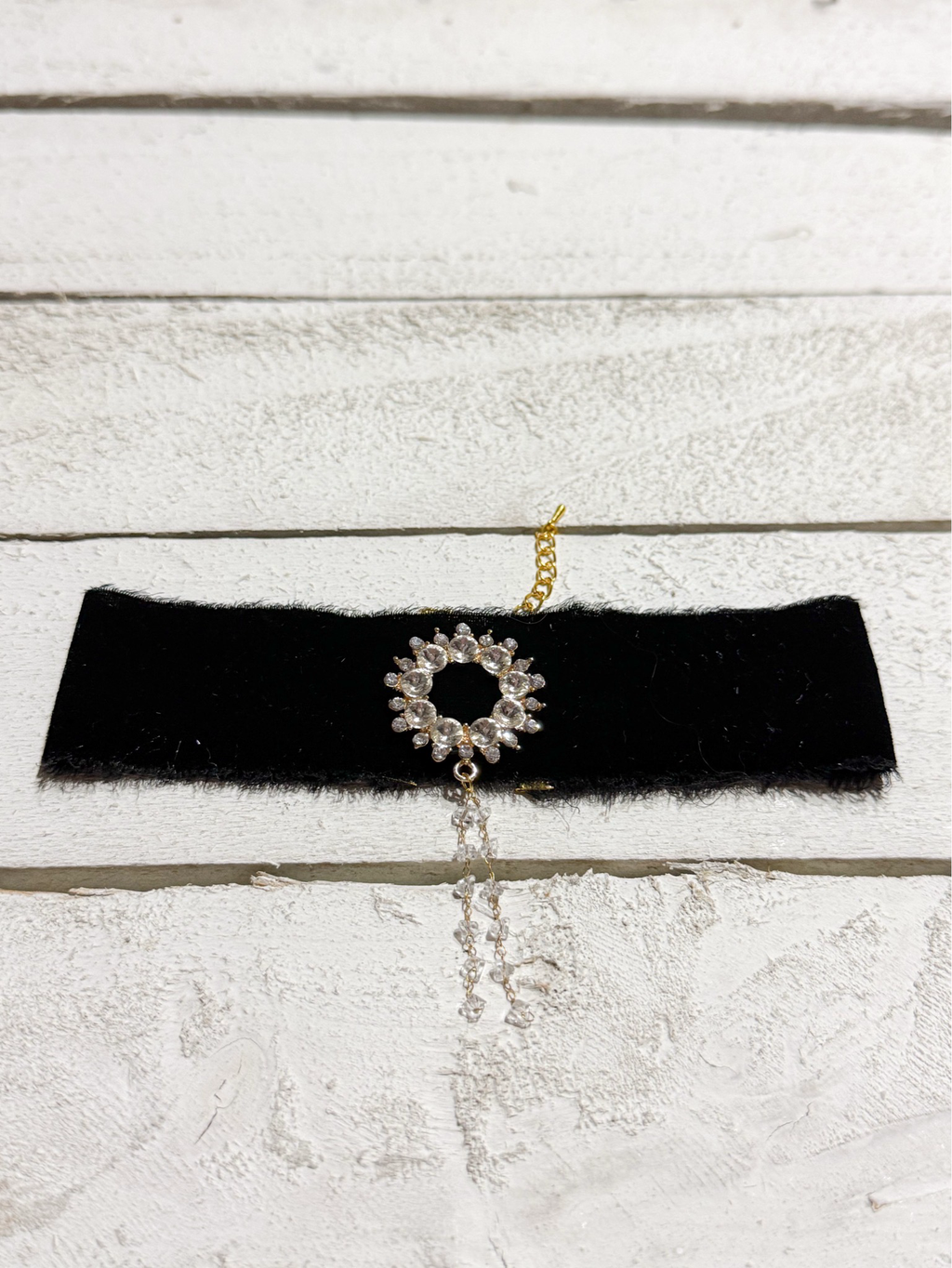Gargantilla Choker terciopelo vintage negro