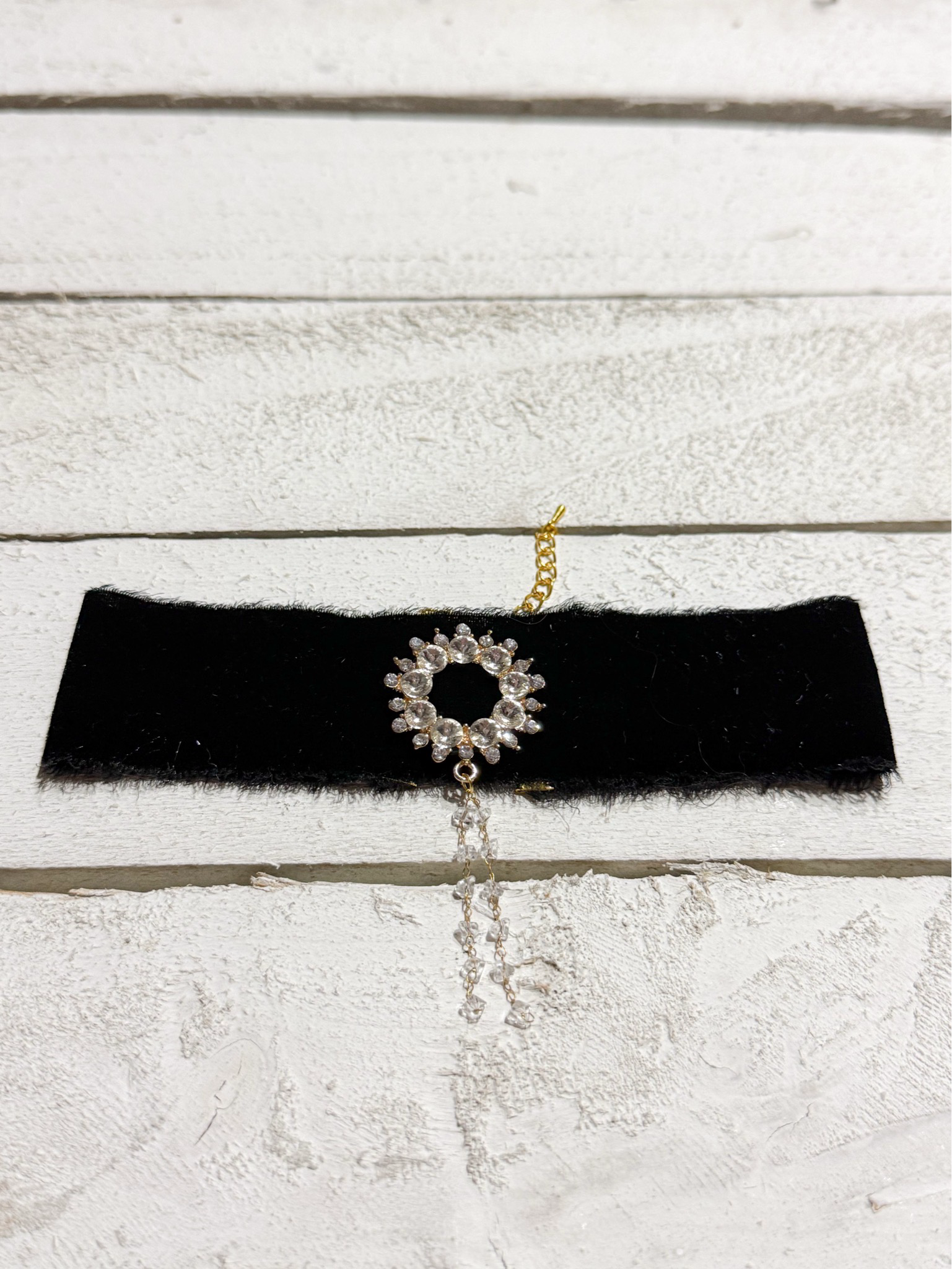 Gargantilla Choker terciopelo vintage negro