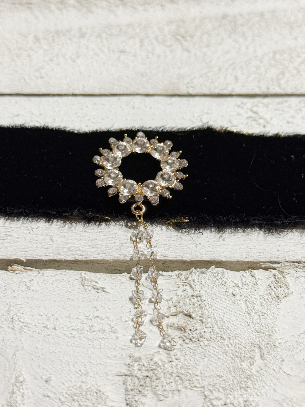Gargantilla Choker terciopelo vintage negro