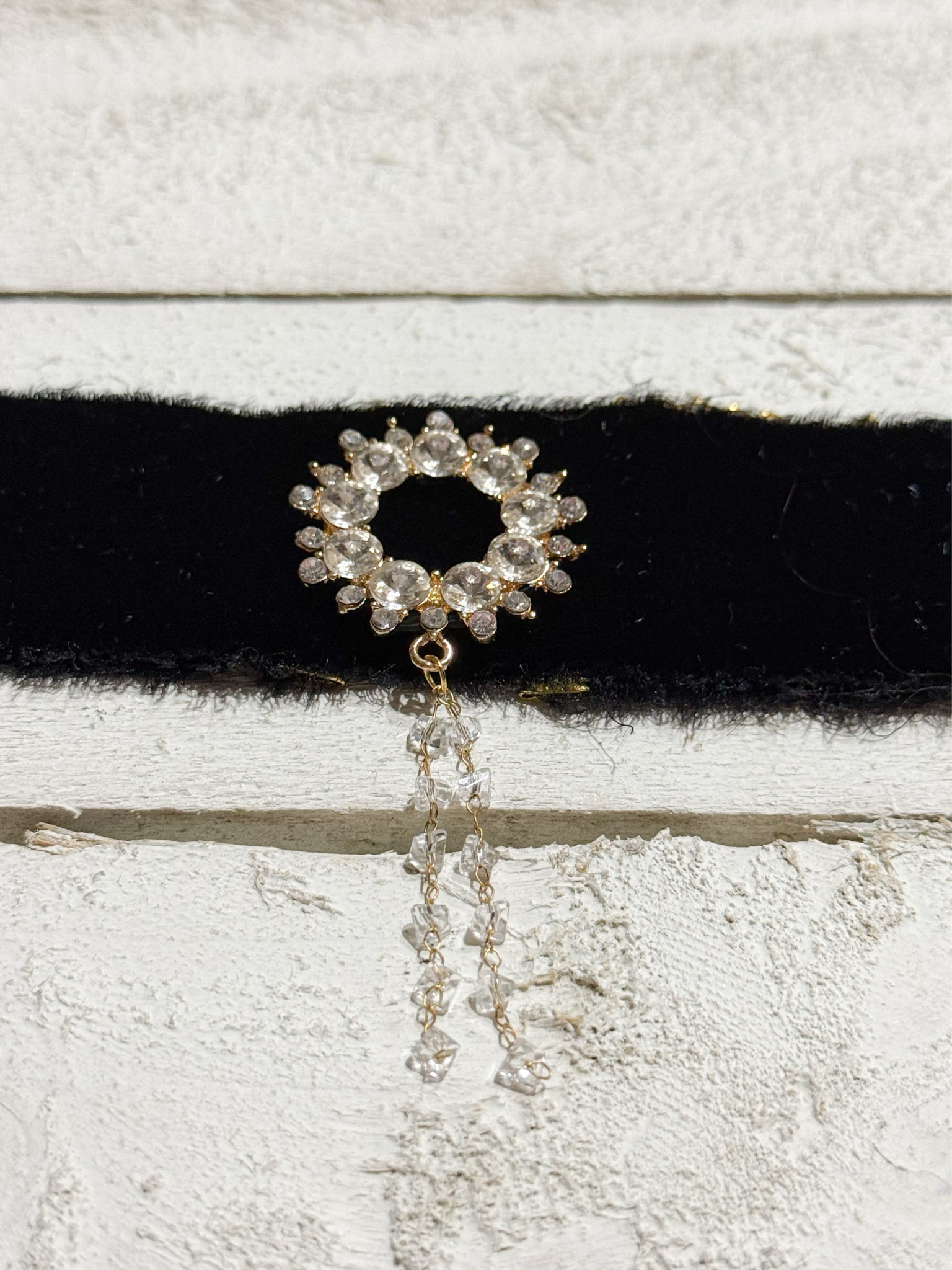 Gargantilla Choker terciopelo vintage negro