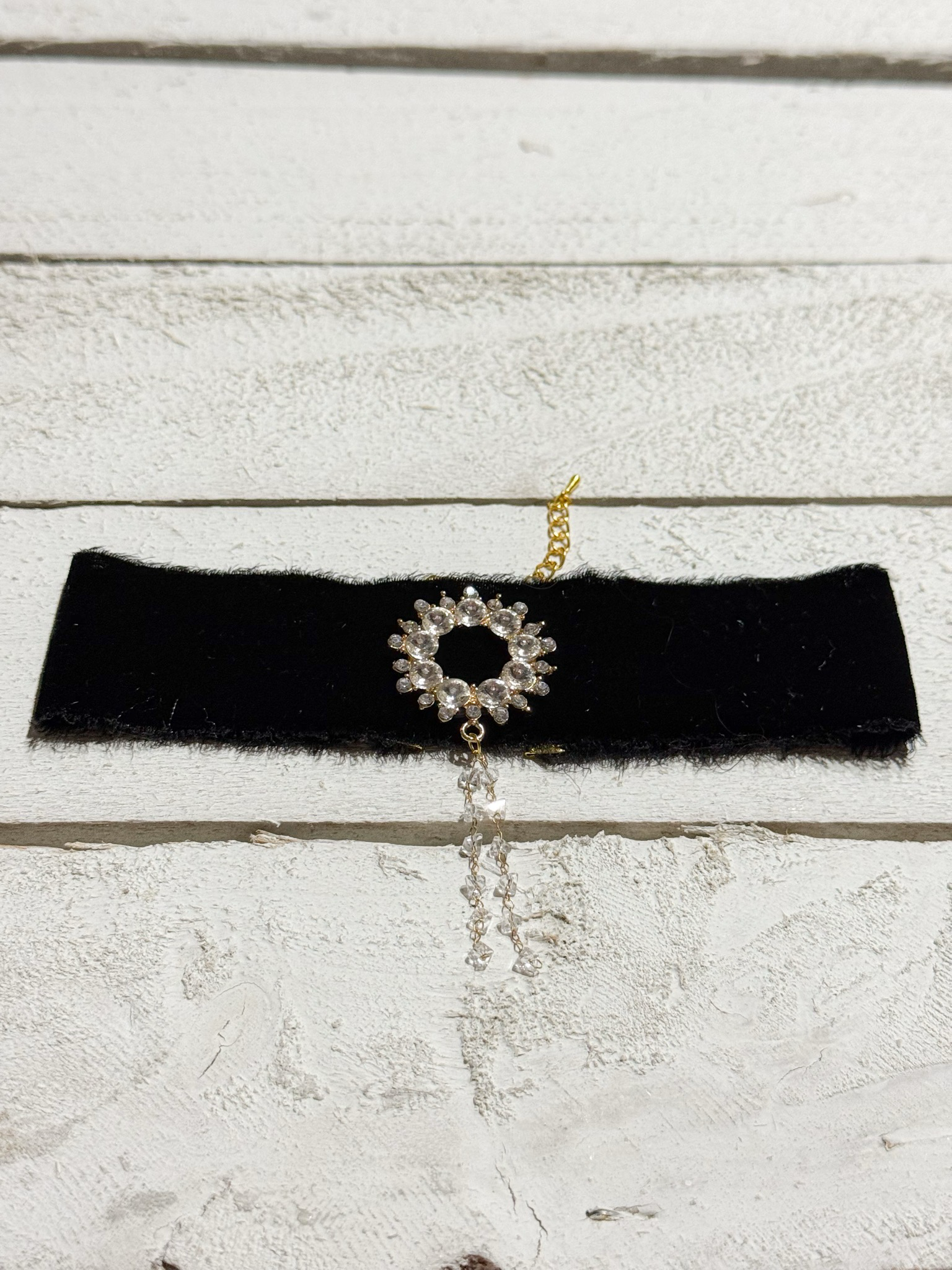 Gargantilla Choker terciopelo vintage negro