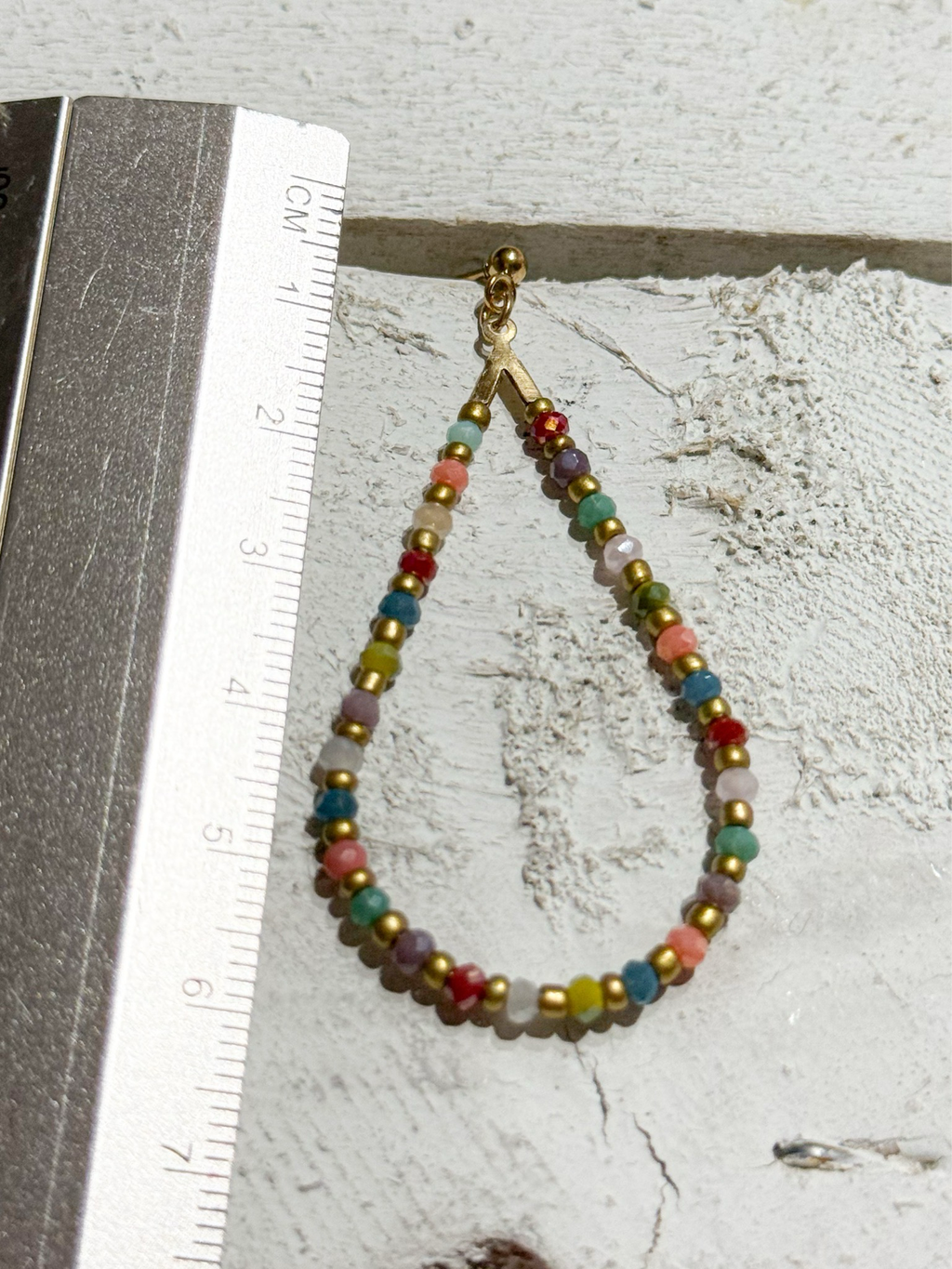 Pendientes gota mix colorines