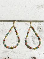 Pendientes gota mix colorines