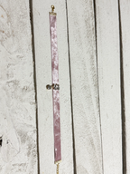 Gargantilla Choker terciopelo rosa