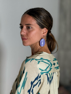 Pendientes morados
