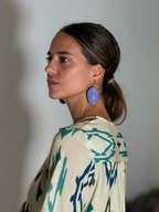 Pendientes morados