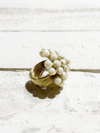 Anillo alambre natural