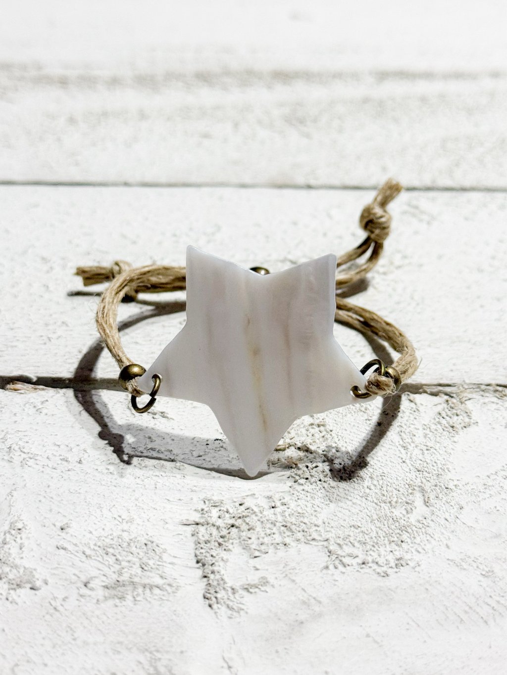 Pulsera estrella nácar