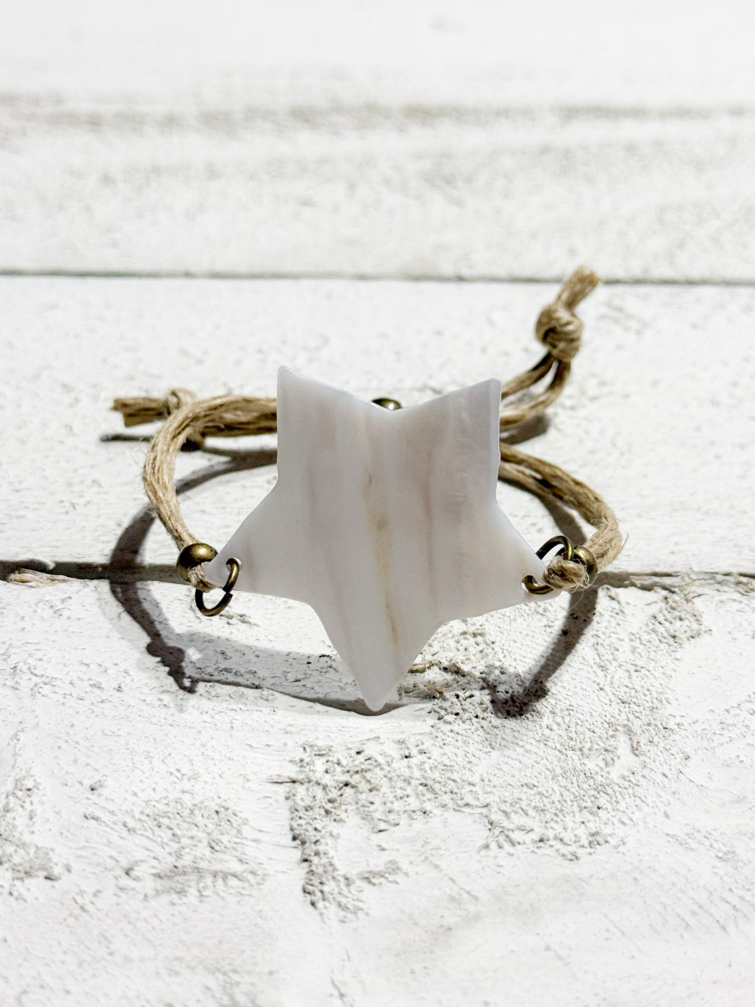 Pulsera estrella nácar