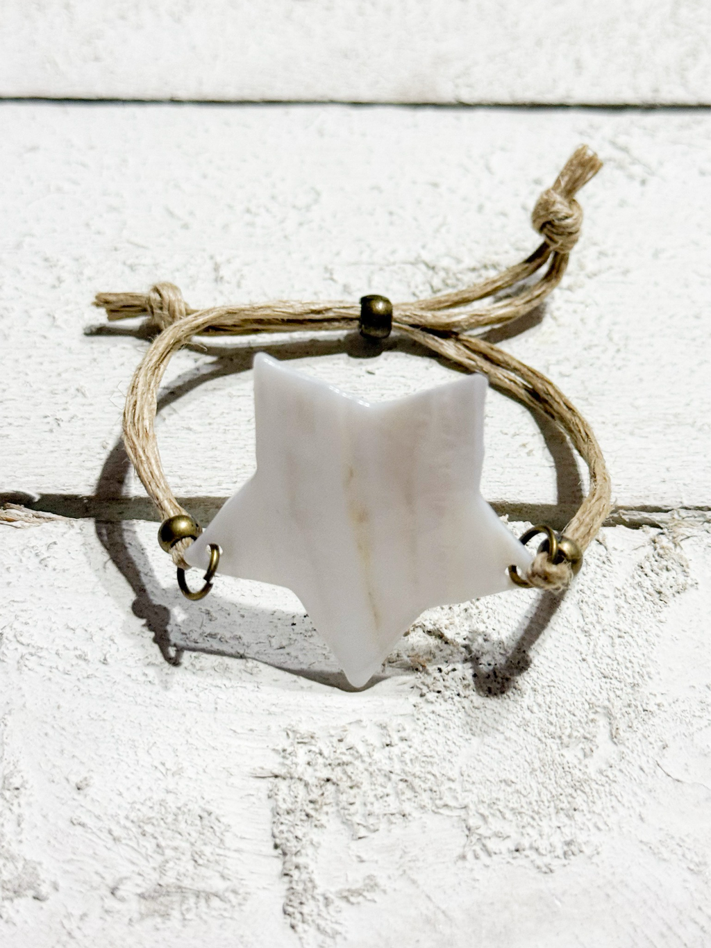 Pulsera estrella nácar