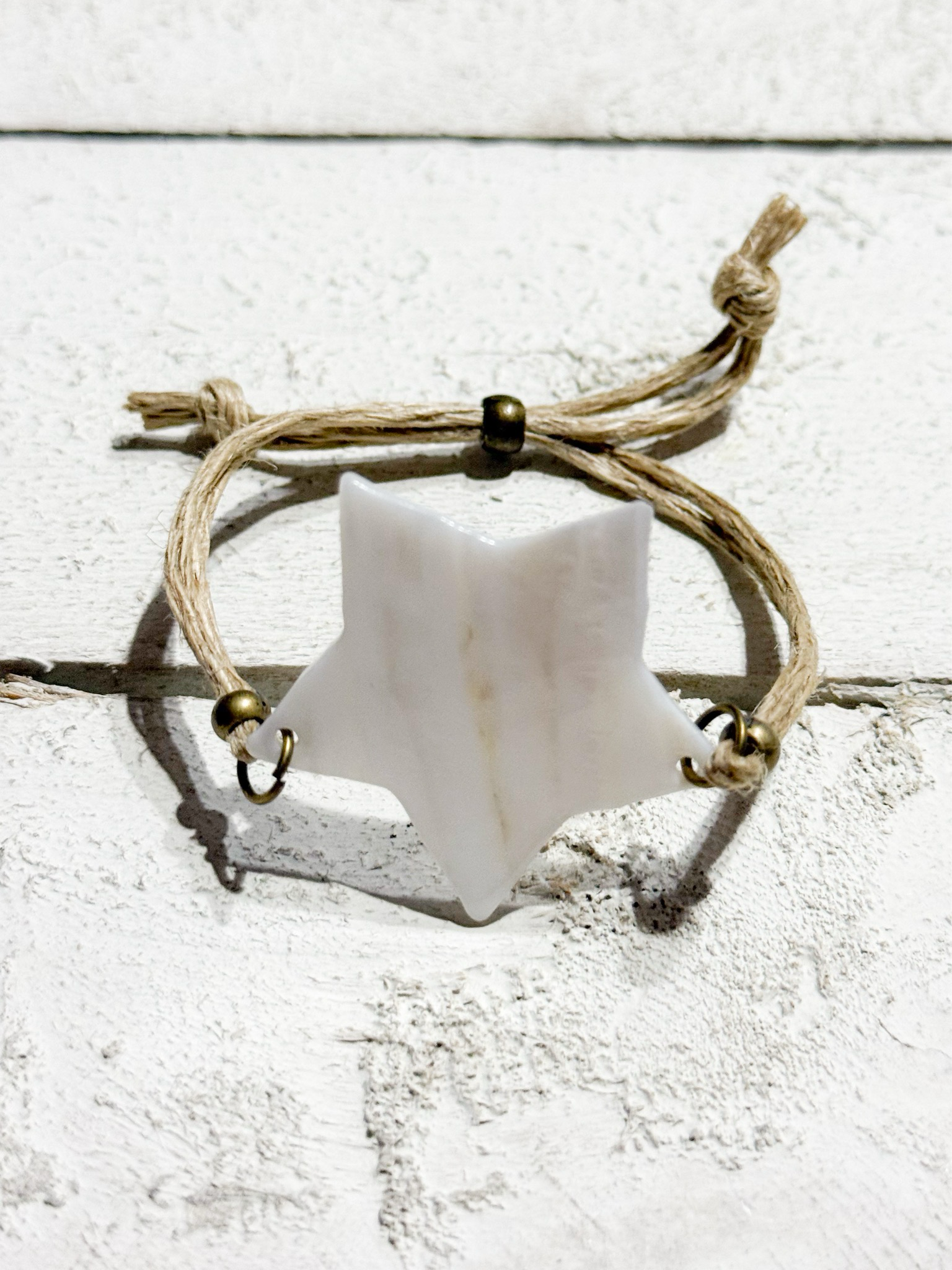 Pulsera estrella nácar