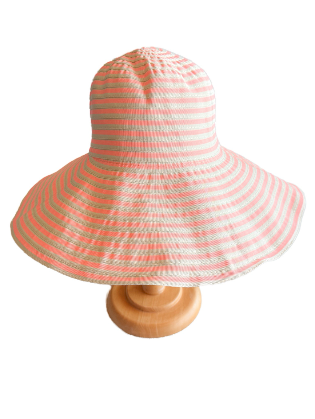 Sombrero rayas rosas