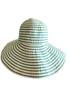 Sombrero rayas verdes