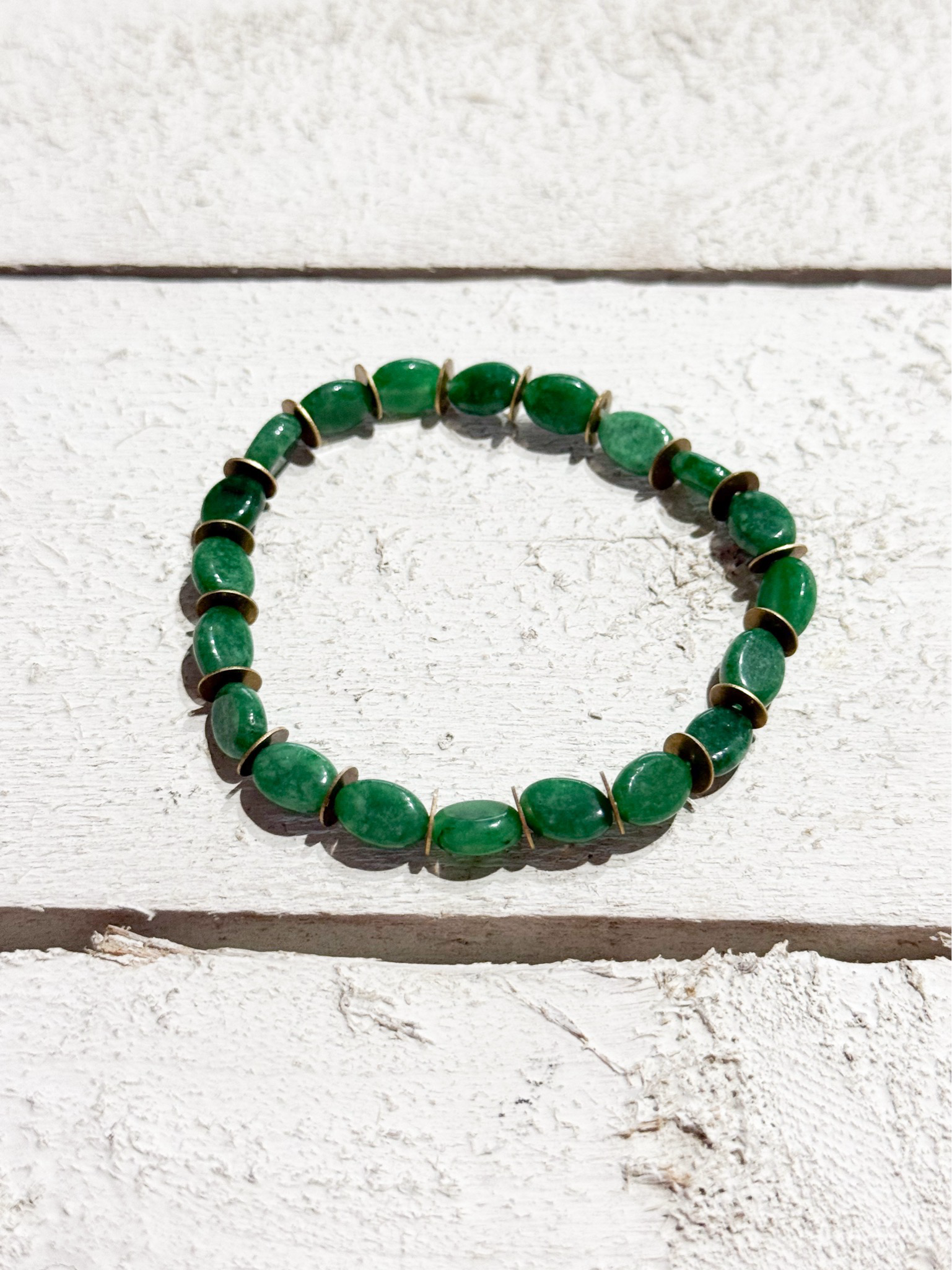 Pulsera verde oscuro