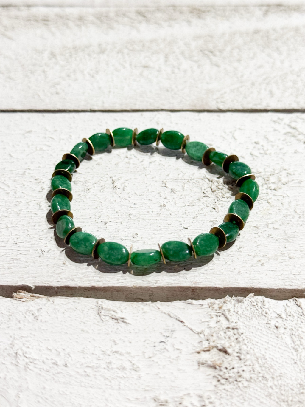 Pulsera verde oscuro
