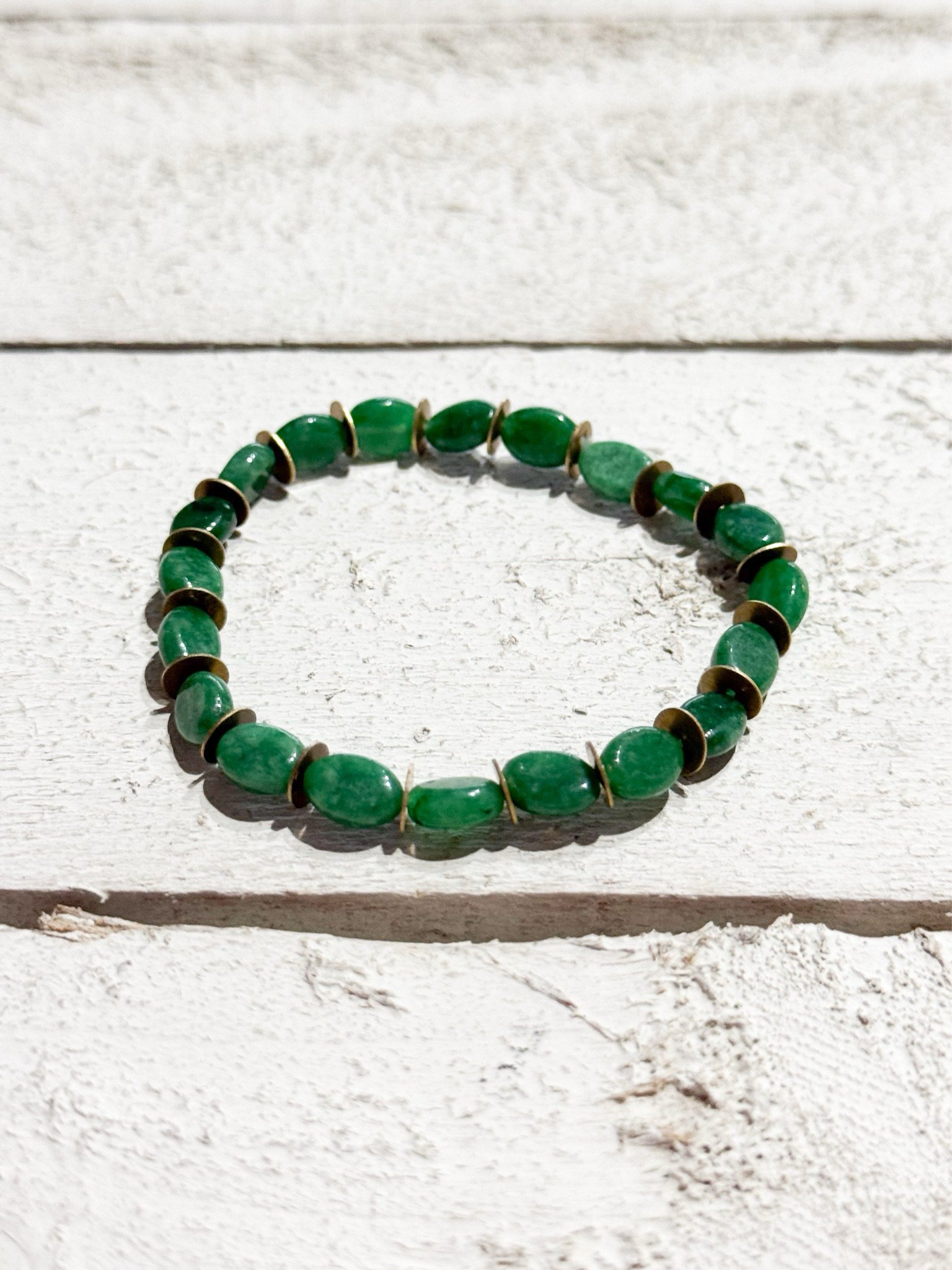 Pulsera verde oscuro