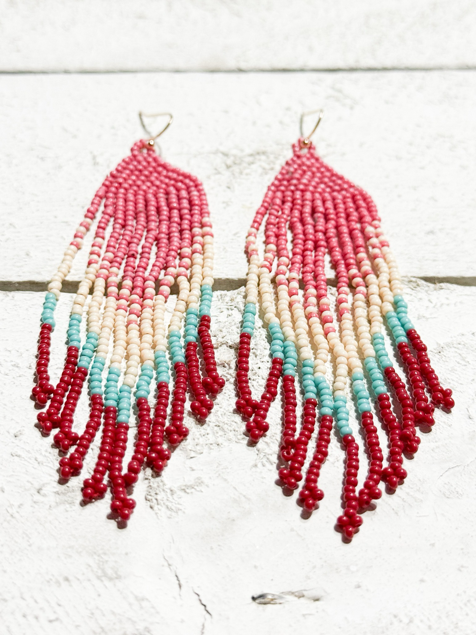 Pendientes miyuki degradé Rosa