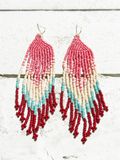 Pendientes miyuki degradé Rosa