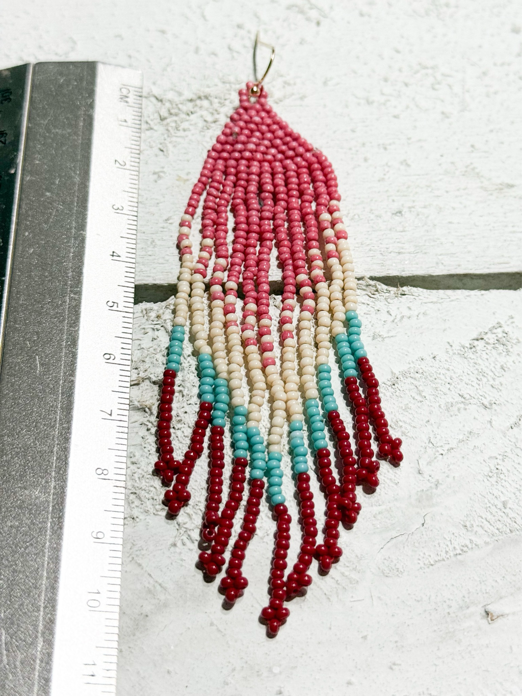 Pendientes miyuki degradé Rosa