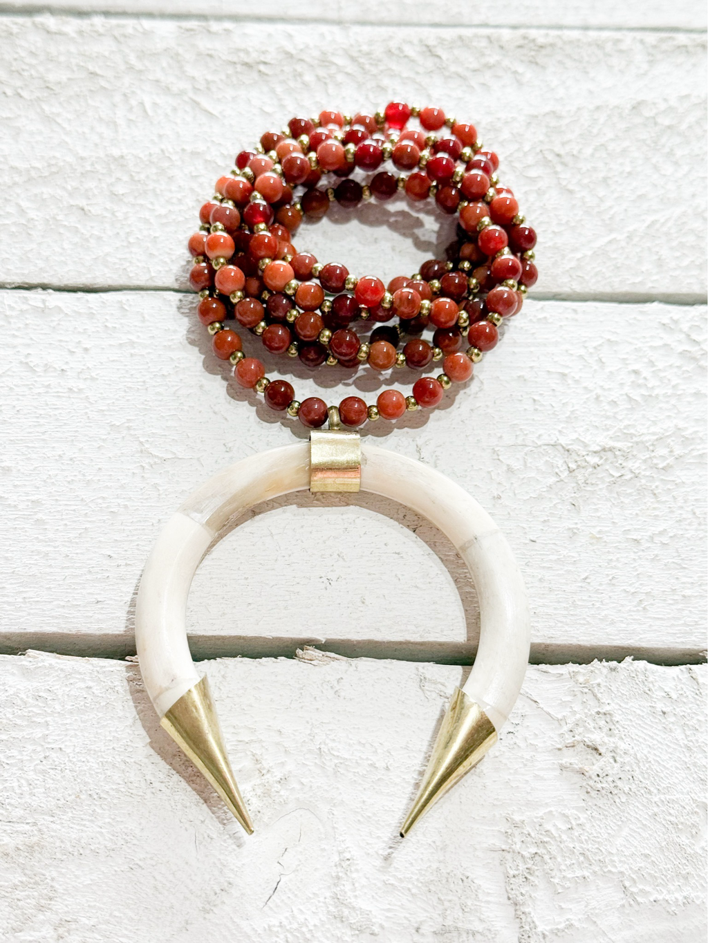 Collar África teja