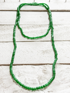 Collar largo verde