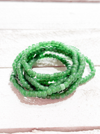 Collar largo verde