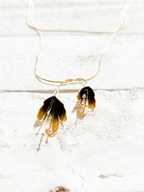 Collar abierto flores