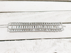 Gargantilla Choker cristales plateada