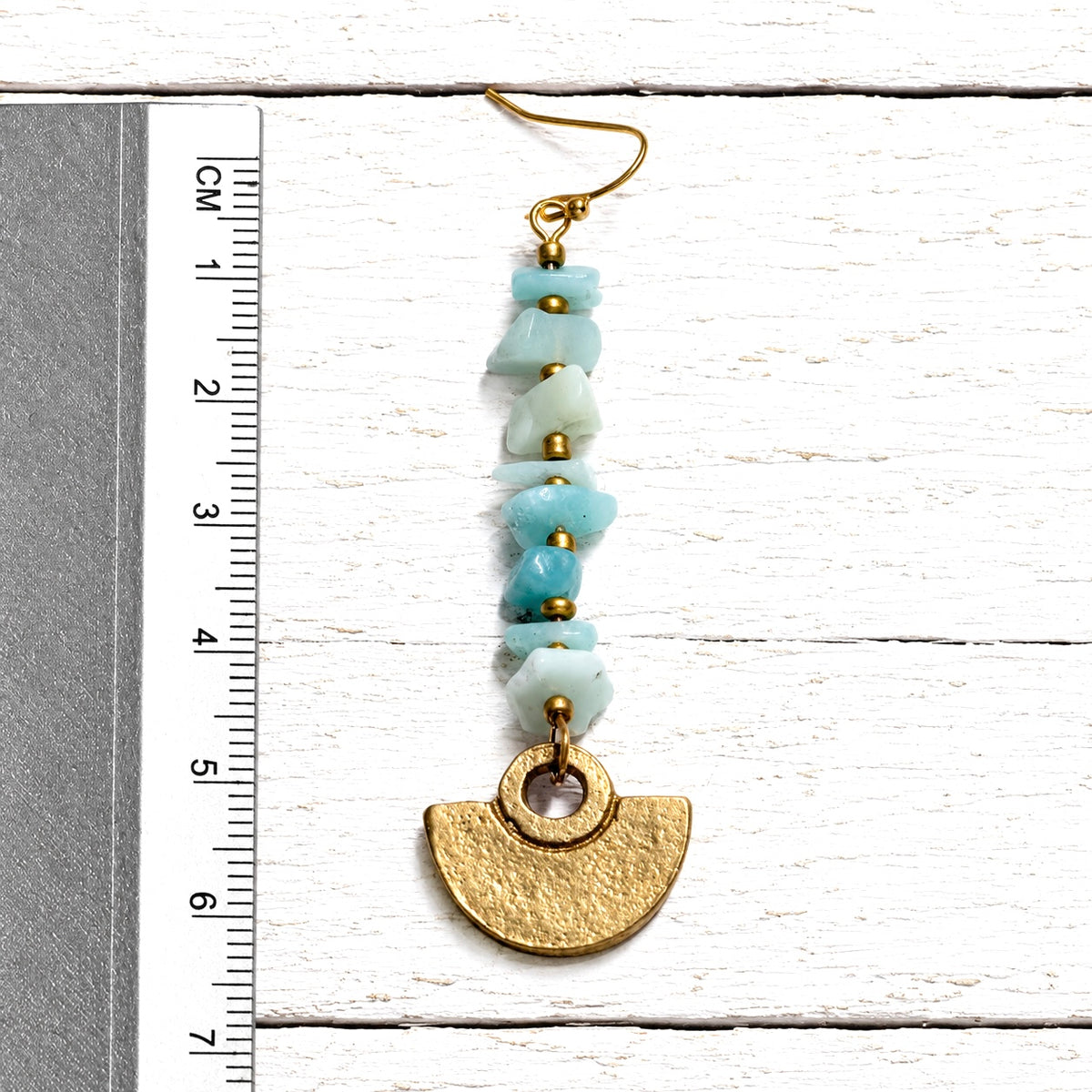 Pendientes tribal chip agua