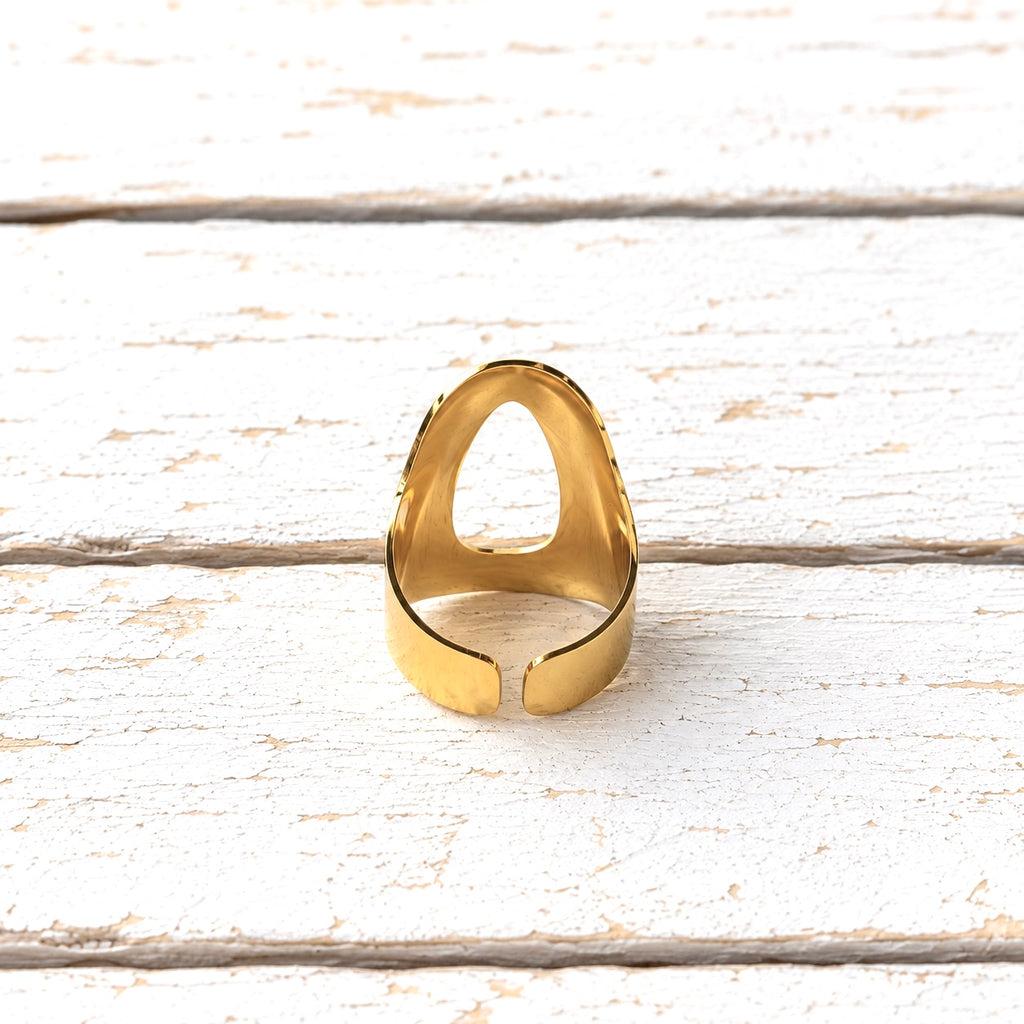Anillo ancho abierto