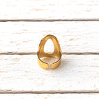 Anillo ancho abierto