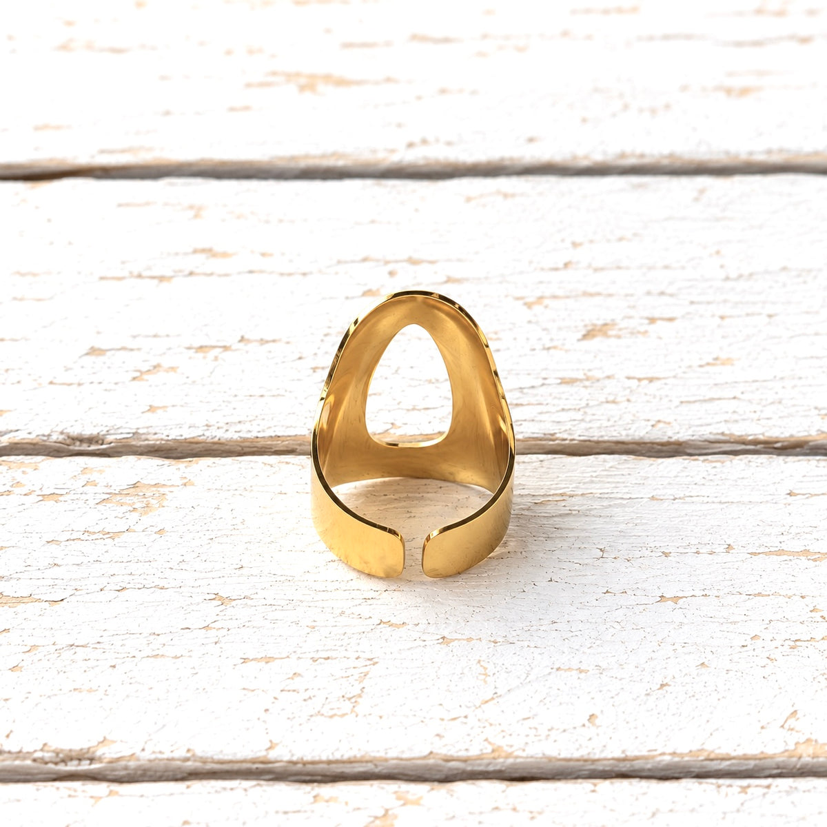 Anillo ancho abierto