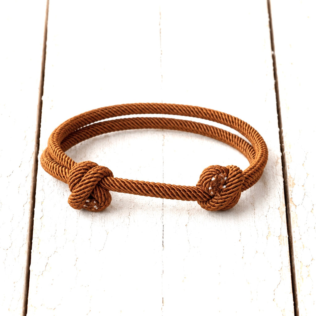 Pulseras nudos camel