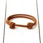 Pulseras nudos camel