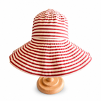 Sombrero marrón rayas