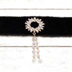 Gargantilla Choker terciopelo vintage negro