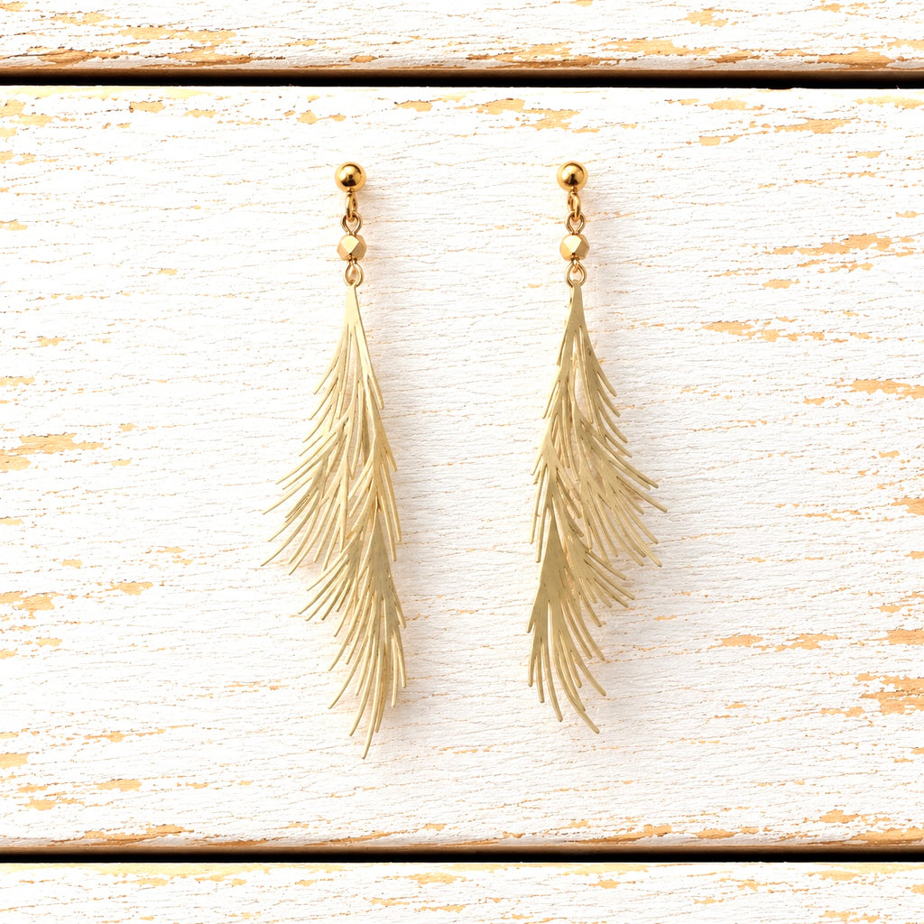 Pendientes hoja rama